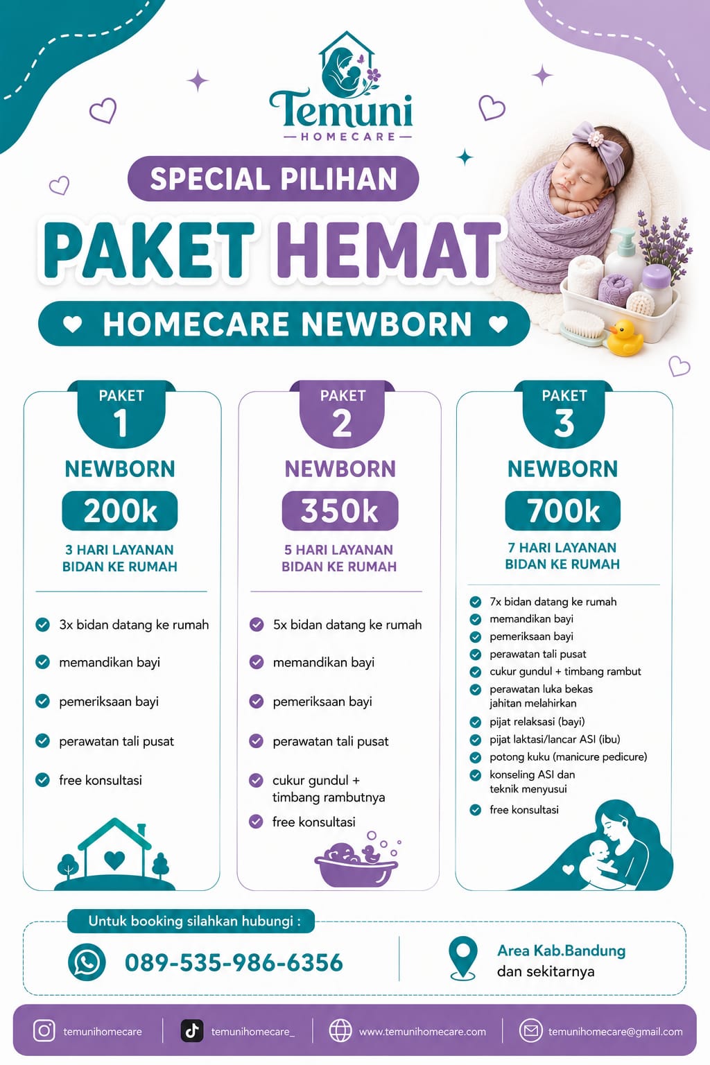 Homecare newborn Temuni Homecare